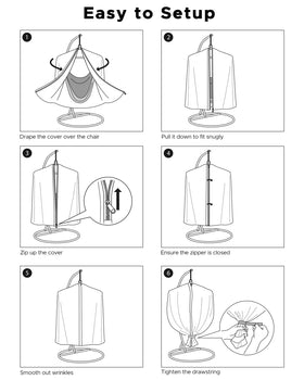 ADVOKAIR hammock chair is machine washable for easy cleanup