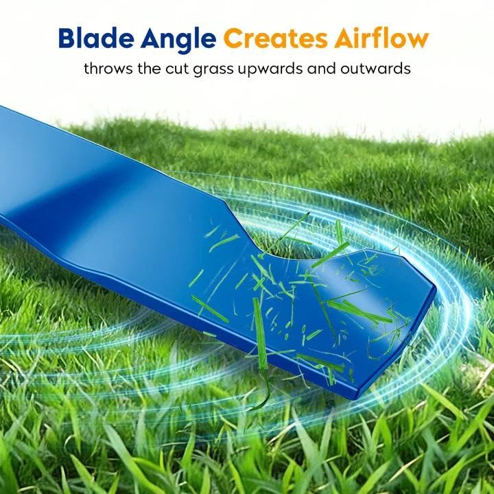 Aeagle blade edge close-up showing safety paint and potential for re-sharpening.
