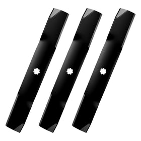 Aeagle 54-inch deck blade with center-hole design for Craftsman and John Deere.