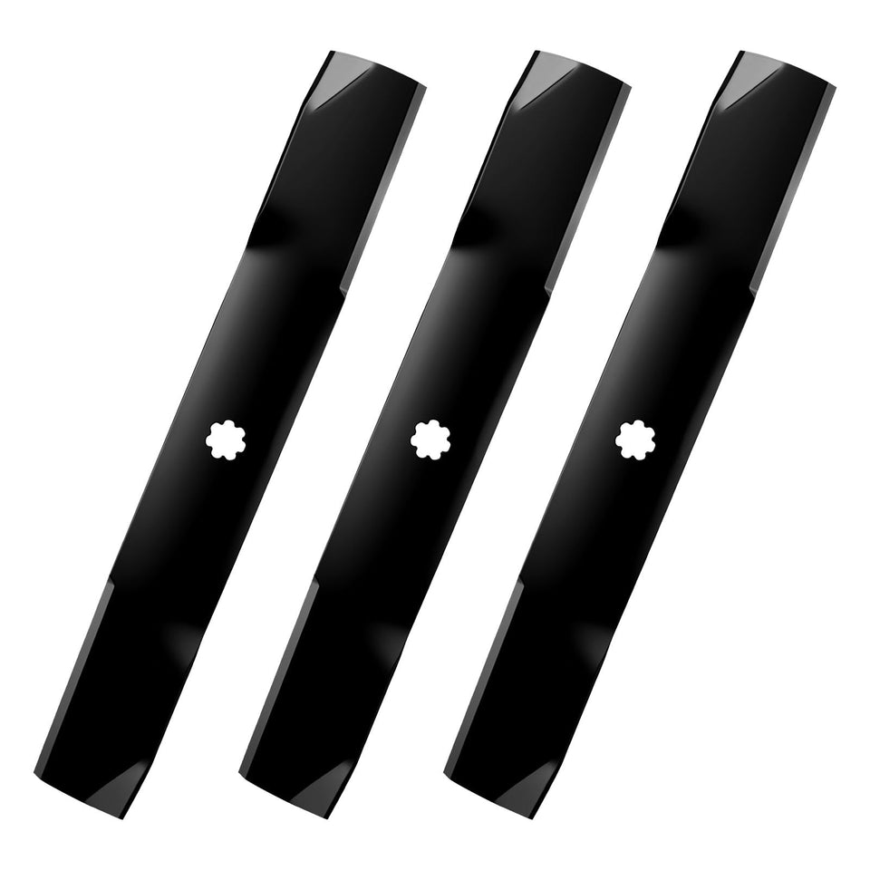 Aeagle 54-inch deck blade with center-hole design for Craftsman and John Deere.