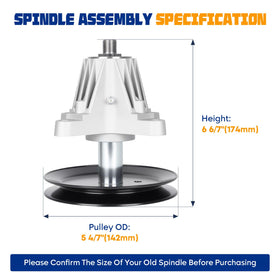 Aeagle 618-06991 spindle grease fitting detail for smooth maintenance.