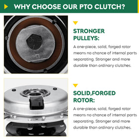 Aeagle 717-04183 clutch shaft connection image helps verify 1 inch shaft