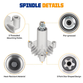 Aeagle 134149 blades for clean, even cuts on larger decks