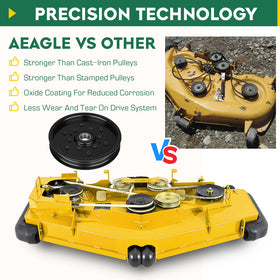 Aeagle flat idler suited for LX88 and LX78 decks with steady belt alignment