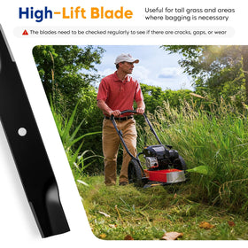 3/4 inch center hole detail on Aeagle blade for solid attachment.
