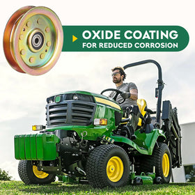 Aeagle idler pulley for Cub Cadet 02004447 ensures consistent belt routing.