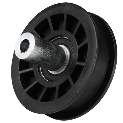 Aeagle idler pulley front view for mower belt alignment and smooth operation