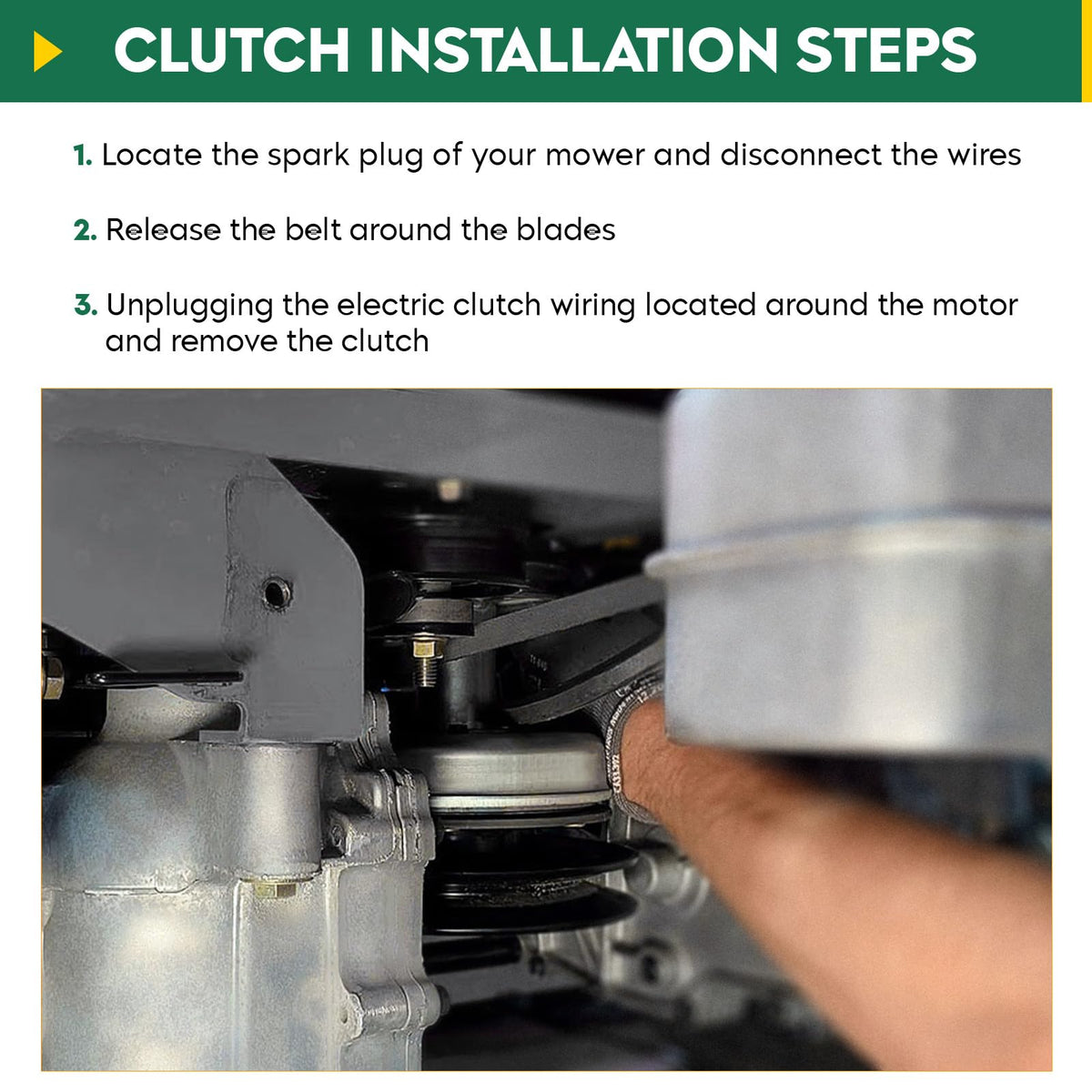 Aeagle PTO clutch for Columbia 42 RZT-42 supports enduring clutch reliability