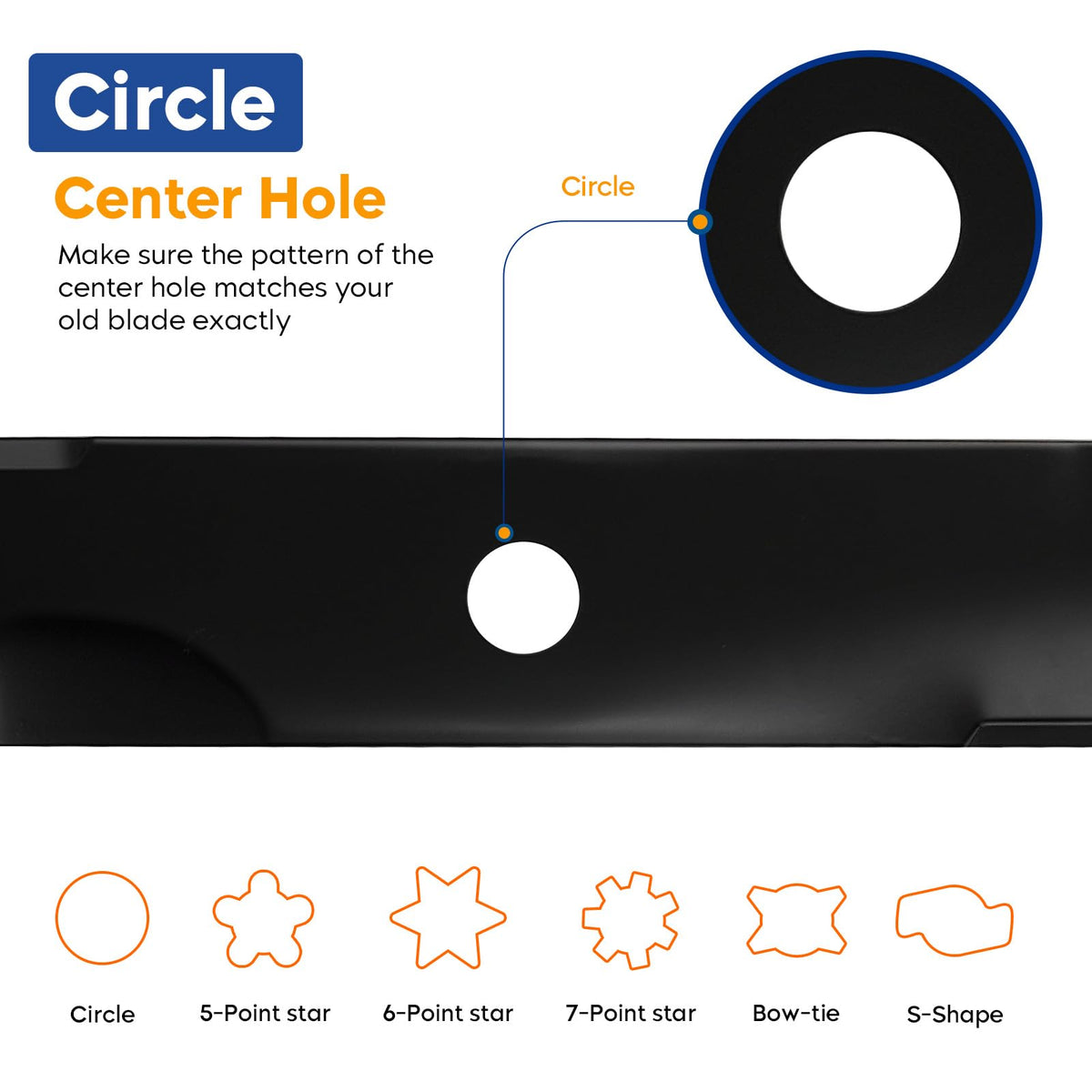 Aeagle replacement blade compatible with John Deere M115496 and Scotts M115496 for simple swaps.