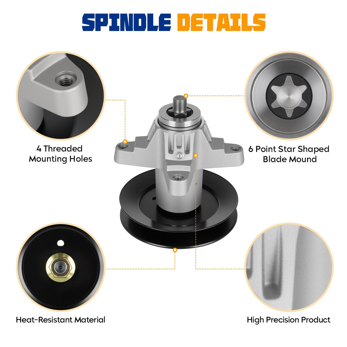 Aeagle RZT50 compatibility with Cub Cadet and MTD models enables easy replacement.
