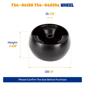 Aeagle RZT50 kit components for Cub Cadet, MTD, and Troy-Bilt compatibility.