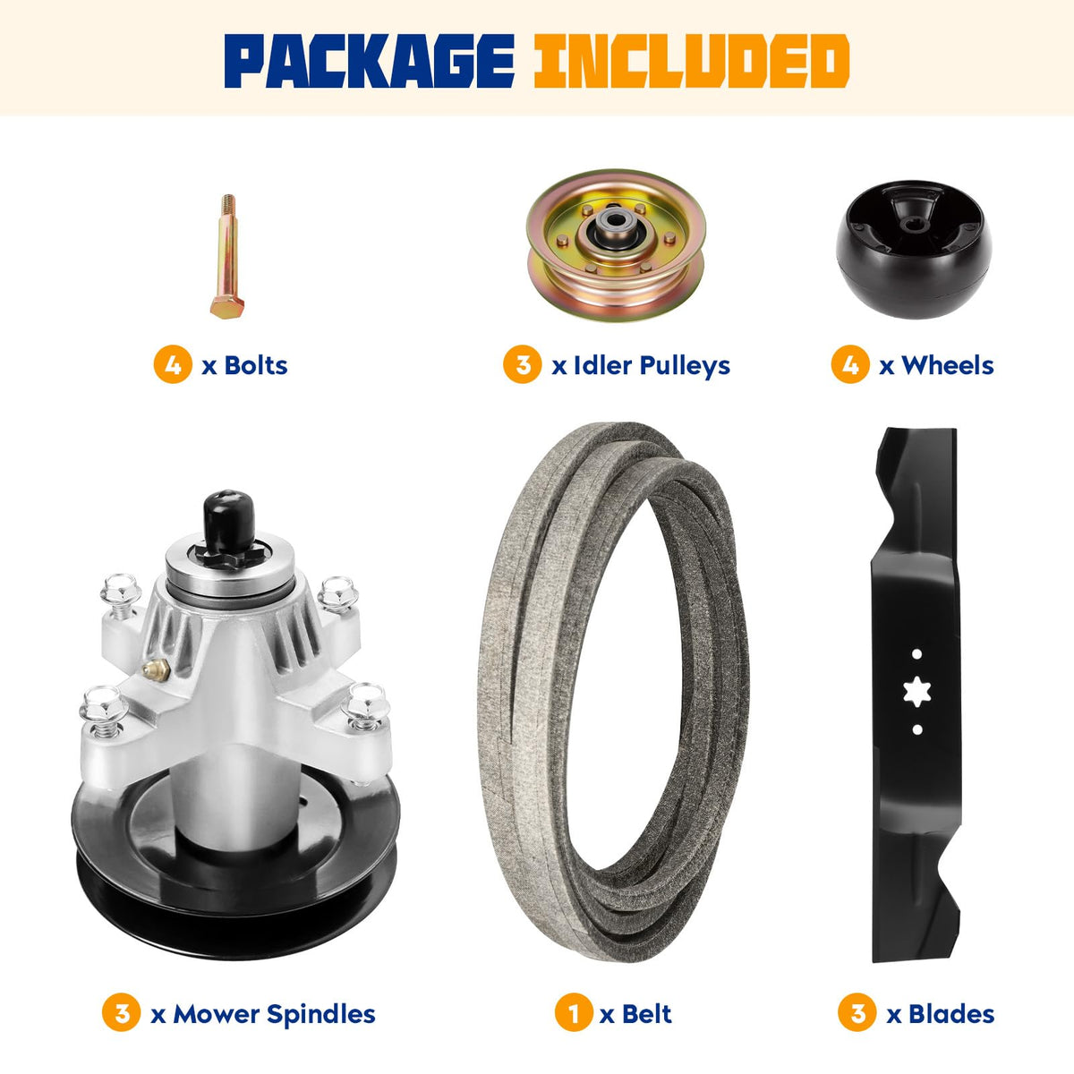 Aeagle RZT50 spindle assembly for 618-04126 kit.