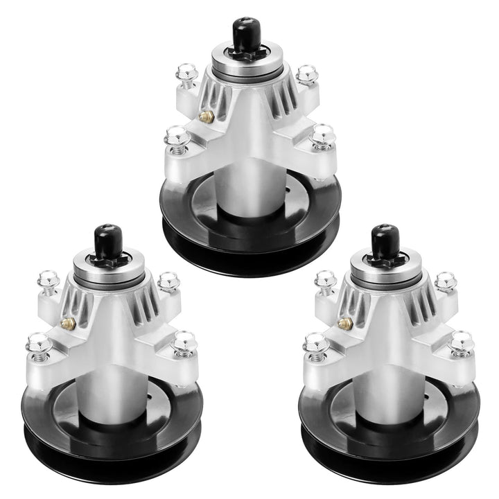 Aeagle RZT50 spindle assembly, three-pack ready to replace worn 50-inch deck spindles.