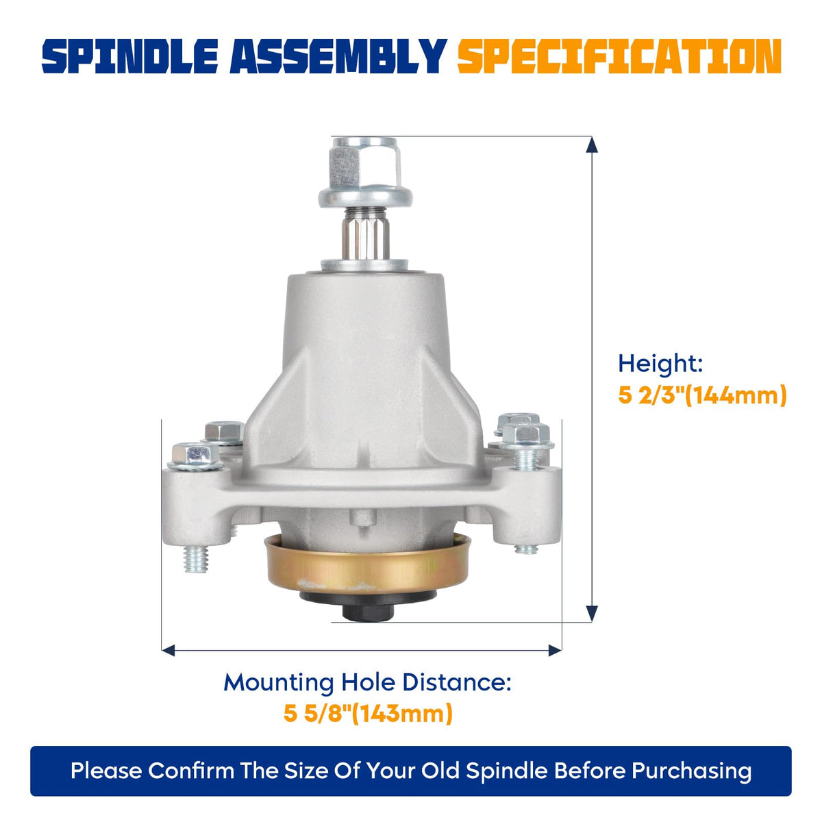 Aeagle spindle side profile on Hustler Raptor, precise alignment and fit