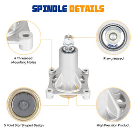 Aeagle spindle kit assembly view for Husqvarna compatibility.