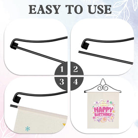 Aeaocvo outdoor flag holder wall-hanger shows versatile mounting options