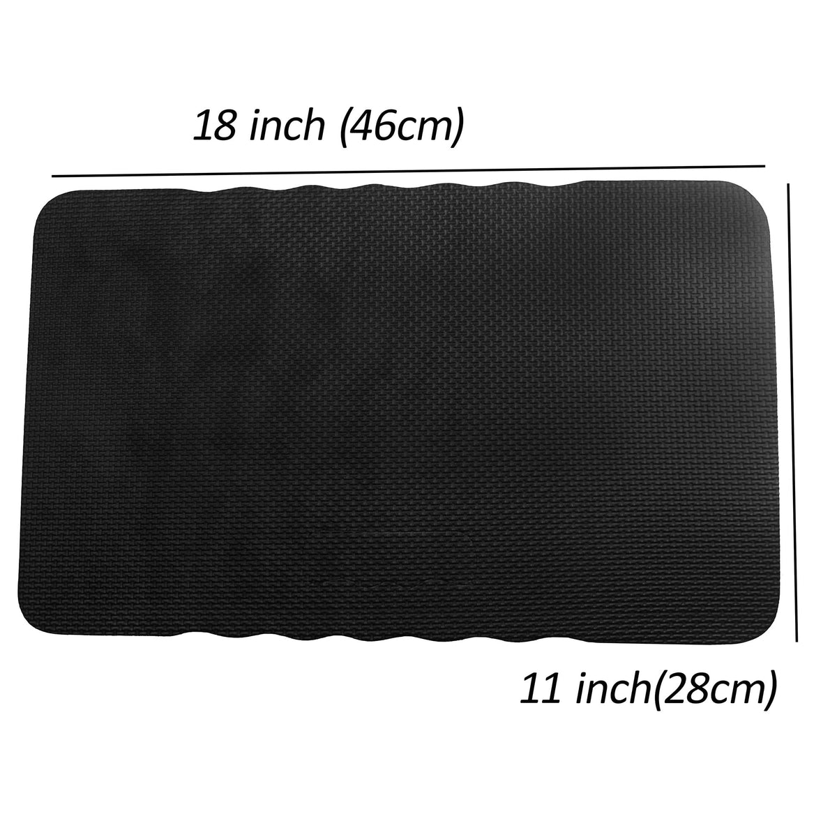 AebDerp kneeling pad back view showing durable waterproof EVA foam for outdoor use