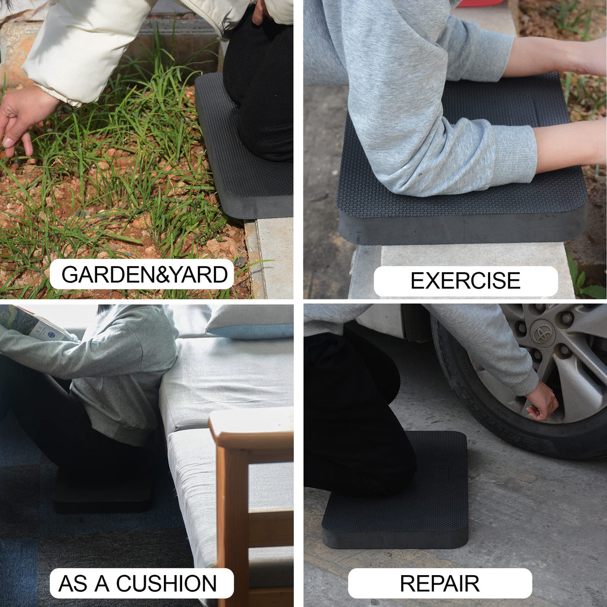 AebDerp kneeling pad during baby bath use for kneeling support