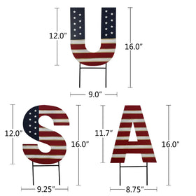 Aecipl outdoor garden USA decor for porch and yard.
