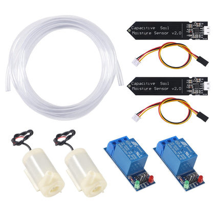 AEDIKO automatic irrigation kit with pump and sensor for hands-off watering.
