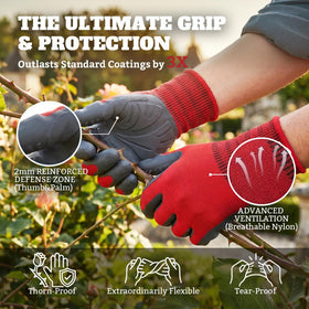 Aegend Gardening Gloves offer thorn protection to guard hands.