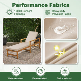 Aegisun integrated ties keep the cushion secure