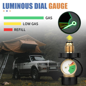 Aekops luminous dial gauge reads fuel level at a glance for planning