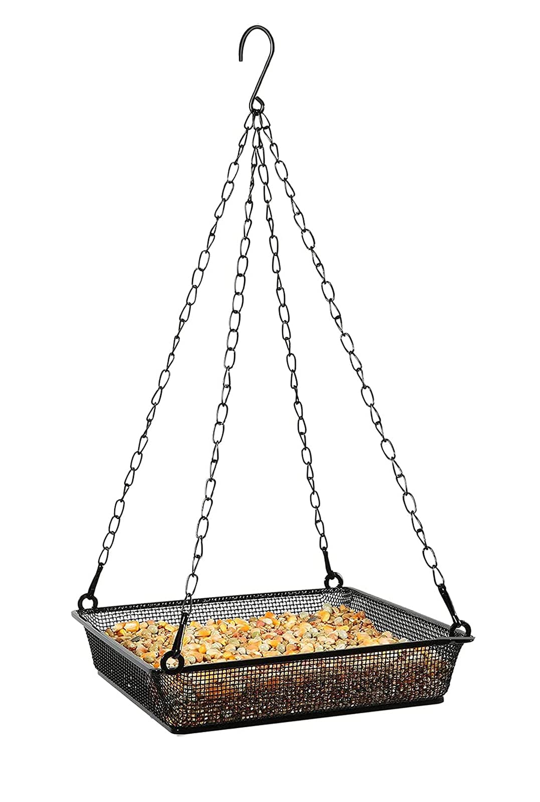 Aelean garden decor bird feeder attracts birds to the yard.