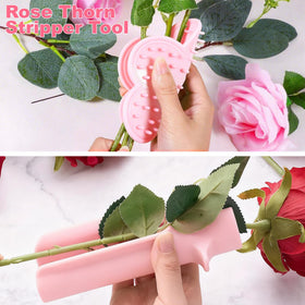 aeloer Rose Thorn Stripper Tool with rubber stripper for gentle thorn removal