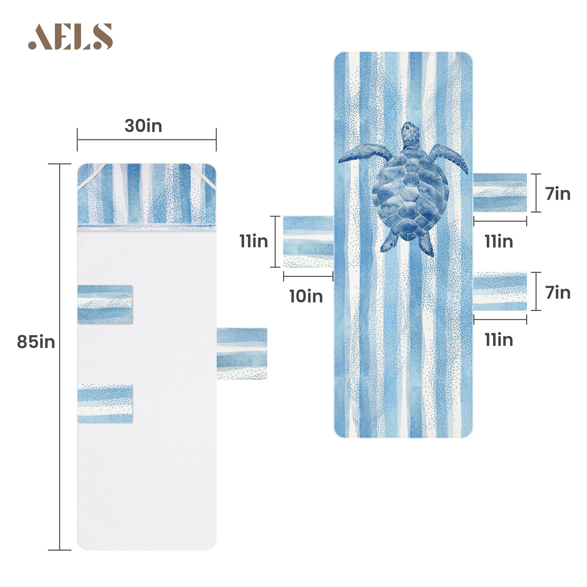 AELS Fold-and-Go design shows the carry bag for easy transport.
