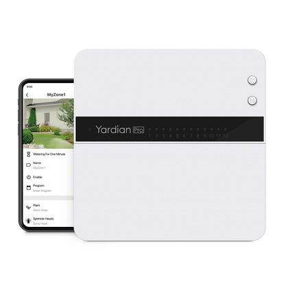 Aeon Matrix Yardian Pro 6-zone front view for easy DIY irrigation setup