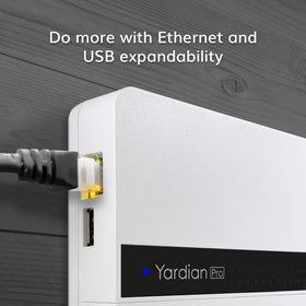 Flow sensor monitoring on Yardian Pro showing real-time water usage
