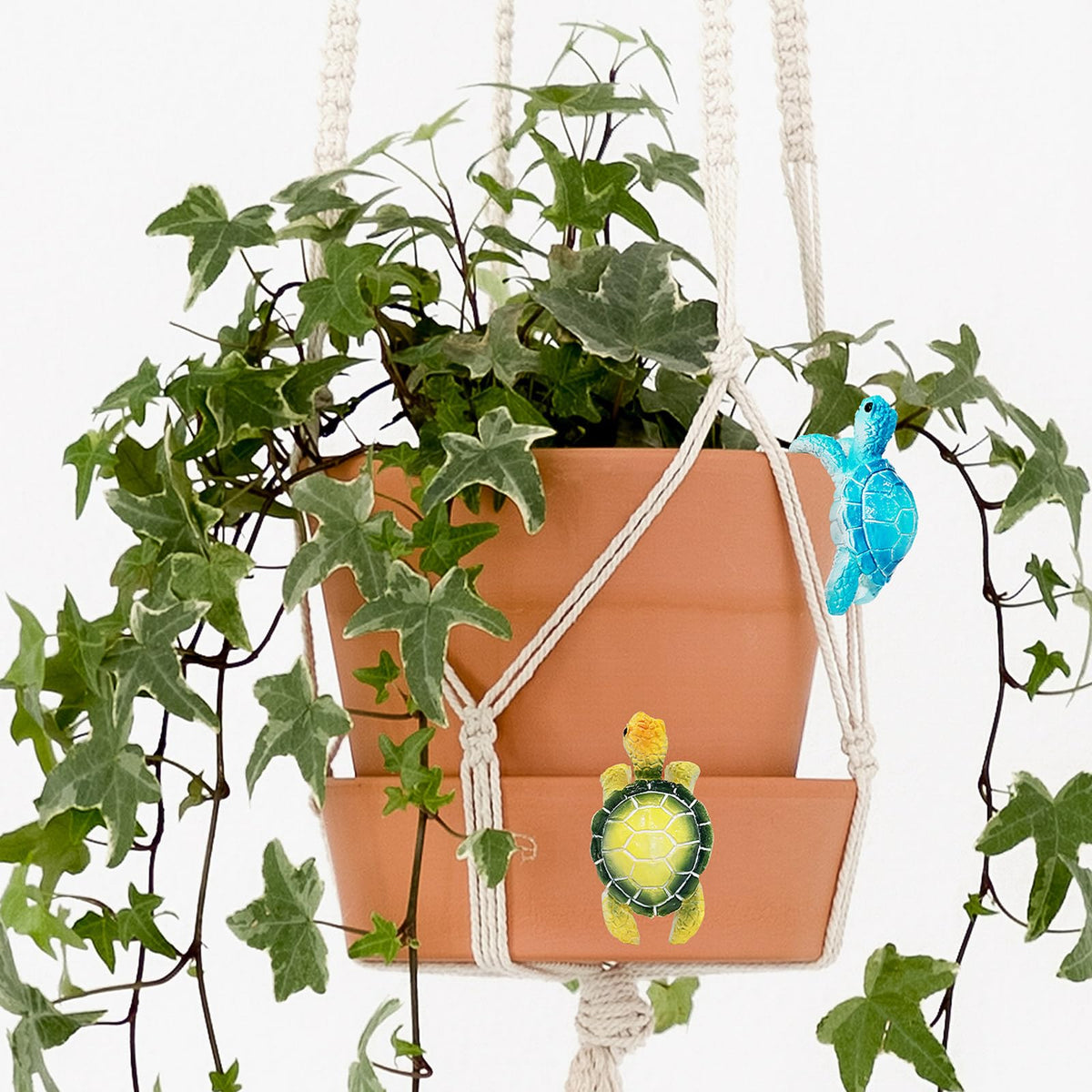 AEOSEAZTU turtle planter yellow decor elevates succulents with sunny, playful color.