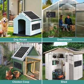 AEQ chicken coop cooling with steady airflow