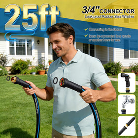 AERIGON all-weather rubber-hybrid hose withstands heat and cold.