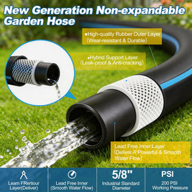 AERIGON non-expandable hose maintains a fixed length for precise reach.