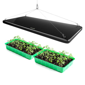 AeroGarden 45W LED grow light panel emitting white blue and red spectrum for balanced growth