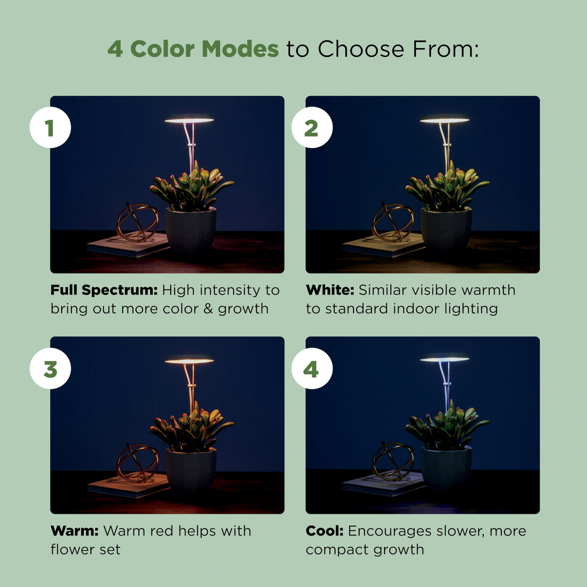 AeroGarden Stem Grow Light suitable for plants up to ten inches tall
