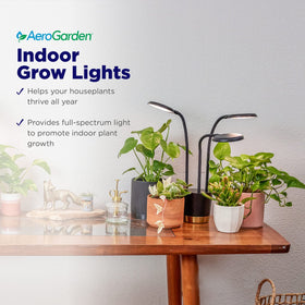 AeroGarden Trio Grow Light uses full-spectrum LEDs to boost indoor plant health