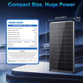 AeternaSol bifacial performance in varied outdoor settings