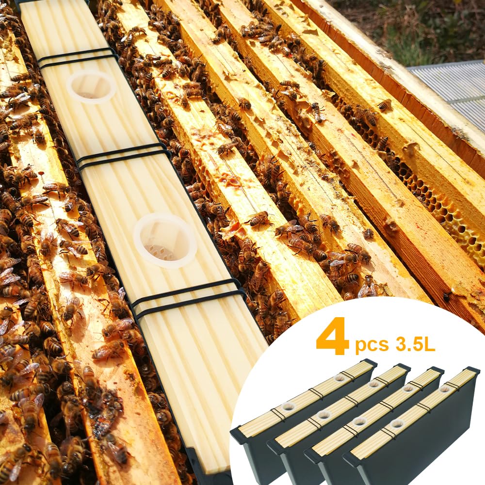 Aetwhy beekeeper-friendly feeder in use for reliable hydration.