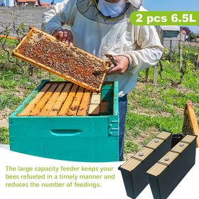 Aetwhy durable plastic and pine construction built to withstand weather.