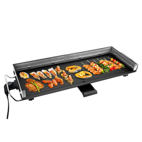 AEWHALE 35-inch electric griddle with wide cooking surface for family meals.
