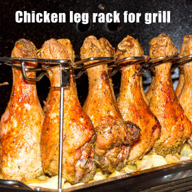 Afarnook rack compatible with oven, grill, and smoker for versatile setups.