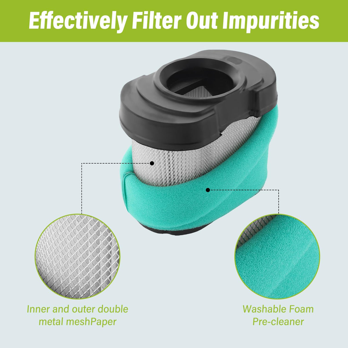 AFEISOL compatible models logo close-up helps verify fitment for many mowers.