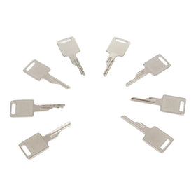 AFEISOL D250 ignition keys eight-pack for precise ignition in heavy equipment