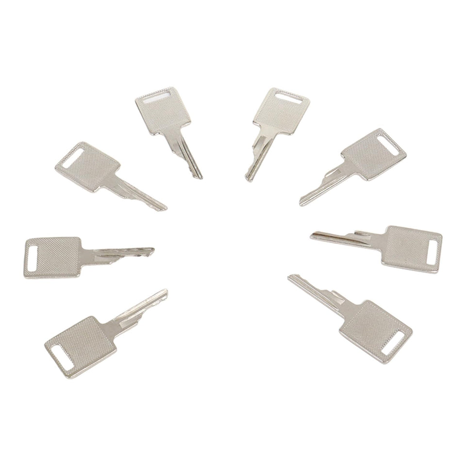 AFEISOL D250 ignition keys eight-pack for precise ignition in heavy equipment