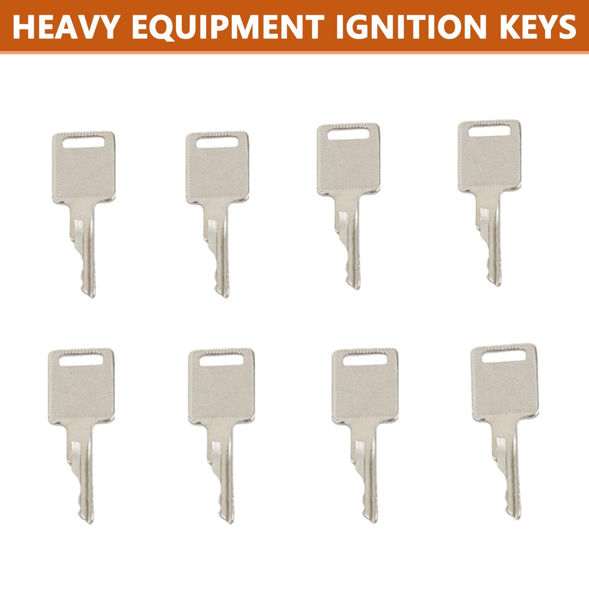AFEISOL D250 ignition keys replace OEM numbers for forklifts and loaders