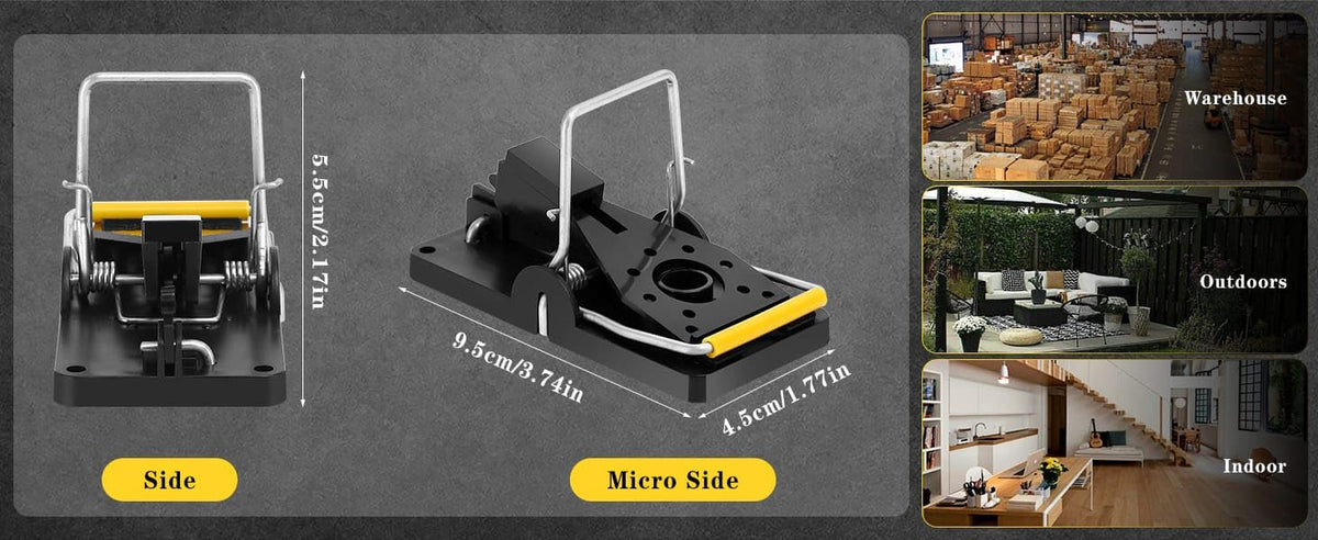 AFFORDANCIA mouse trap easy-clean feature supports quick disposal