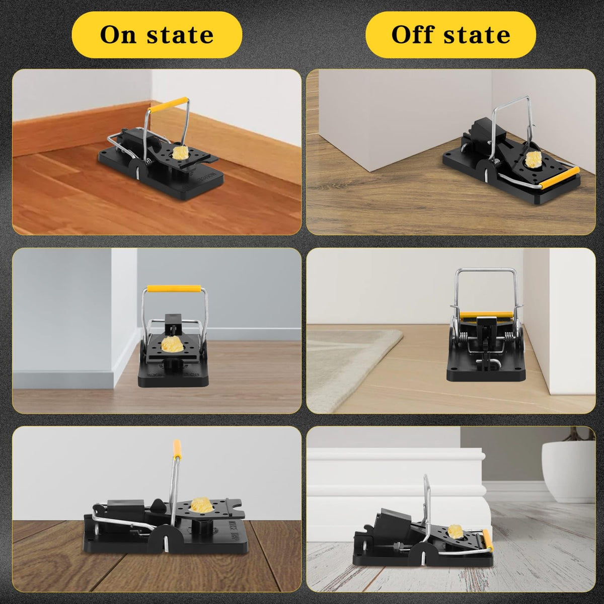 AFFORDANCIA mouse trap indoor side view highlights durable construction